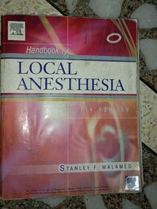 Handbook of Local Anesthesia BDS Oral surgery book