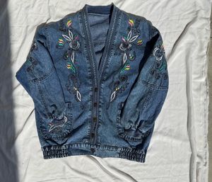 Vintage Embellished Denim Jacket