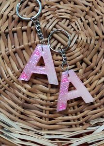 10 Pieces Keychain Each 2 Alphabet ❤