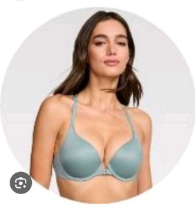Comfortable Light Blue Push-Up Bra