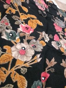 Elegant Floral Print Kurta with Palazzos