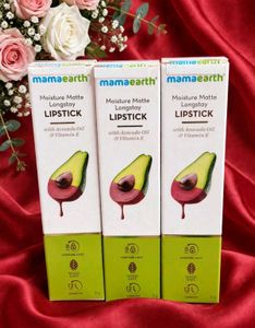 Mamaearth Moisture Matte Lipstick (3 Pcs)