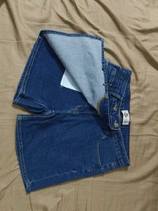 Stylish Denim Wrap Skirt