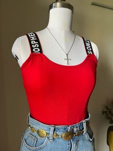 Red bodysuit