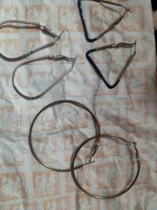 Earring Bundle - Hoops & Triangles