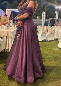 Elegant Purple Lehenga Choli