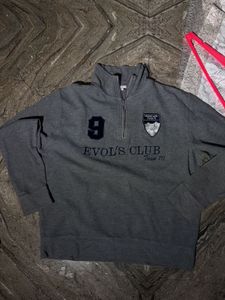 Grey Pullover Sweatshirt