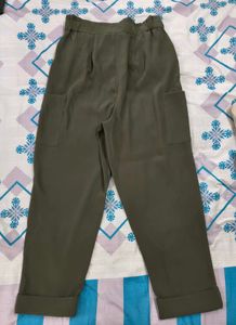 Zudio Women's Olive Green Cargo Pants