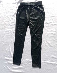 Brand New (Shein) 100% Leather Black Pant