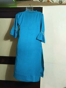 Blue Tunic with Gold Accents