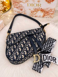 CHRISTIAN DIOR SADDLE SHOULDER BAG* WD BOX