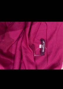 Sleek Pink Cowl Neck Tank Top