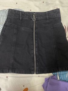 Denim Mini Skirt