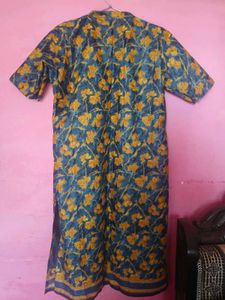 Stitched Floral Print Kurta