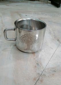 2 Layer Printed Steel Tea Cup Pack Of 6
