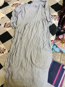 Grey embroidered kurti