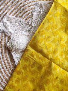 NEW WITHOUT TAG - HALDI JAMDANI SAREE