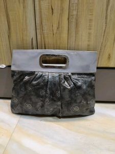 Chic Metallic Clutch Bag