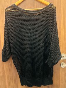 Black Knit Top