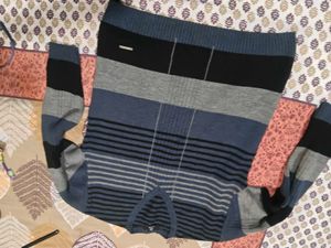Stylish Striped Knitted Sweater duke 40