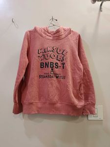 Pink Graphic Hoodie