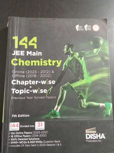Disha 144 JEE Main Chemistry solved papers