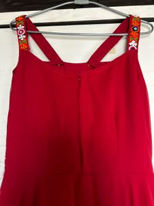Navratri Special Red Dress