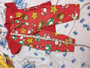 kids red cutee wear