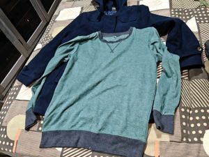 Blue Hooded Jacket hoody and sweater free