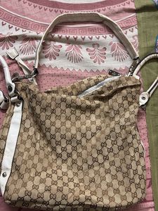 VINTAGE Gucci Monogram Hobo Bag