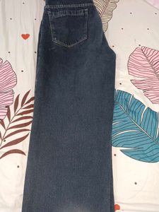 Wide Leg Denim Jeans