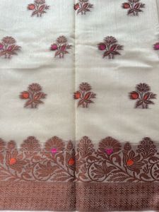 Brand  new  Benarasi weave Floral Suit set