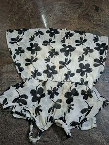 Floral Print Flowy Top