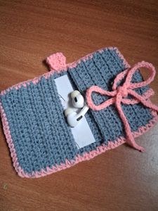 Handmade Crochet Card Holder