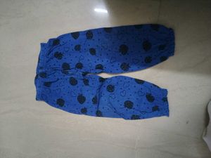 Blue Floral Print Kurta