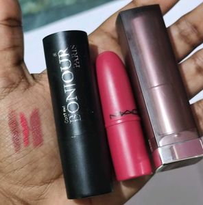 Assorted Lipsticks - MAC, Maybelline, Bonjour