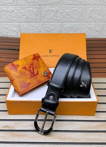 louis vuitton  Belt &amp; Wallet Set