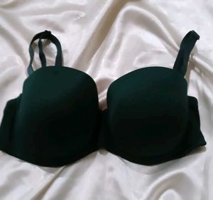 Deep Green Padded Bra