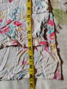 Floral Print Midi Kurta