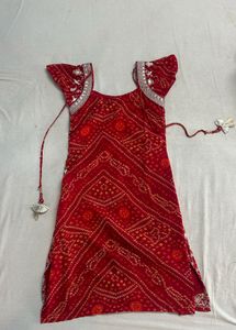 Festive Bandhani Gharara