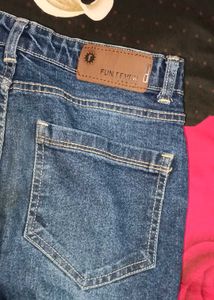 Denim Cargo Pants