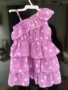one shoulder baby dress