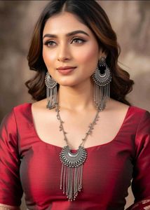 Oxidized Silver Jewelry Set