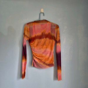 Zara Tir Die Mesh Top