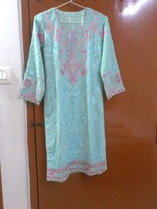 Elegant Chikankari Kurta Set with Dupatta