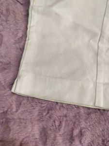 Classic White Straight Leg Pants