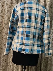 Stylish Plaid Double-Breasted Jacket