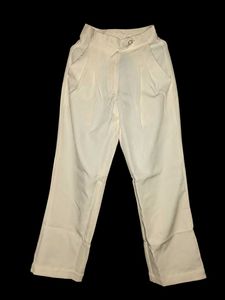 Pleated High-Rise Flowy Pants