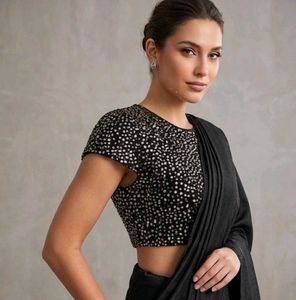 Sparkling Black Blouse