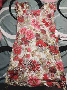 Floral Print Kurta Set